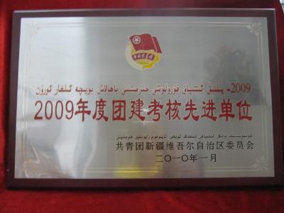 2009年度团建考核先进单位